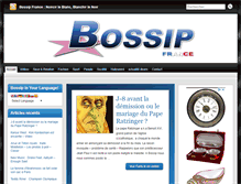 Tablet Screenshot of bossip.fr